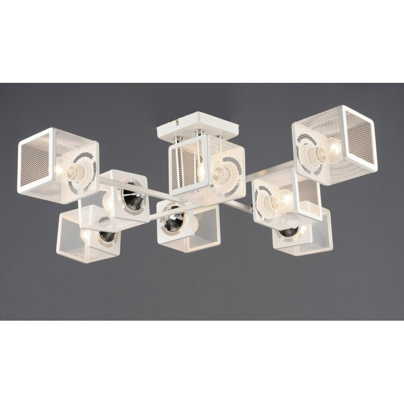 Люстра N6637/8 Білий + Хром