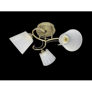 Люстра стельова на 3 плафони 7051C/3 Бронза