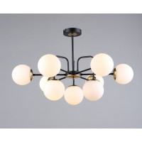 Люстра у вітальню Sirius B N36344/9 BK+COP