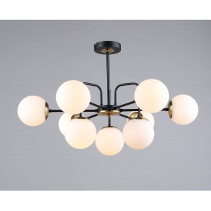 Люстра у вітальню Sirius B N36344/9 BK+COP