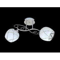 Люстра стельова на 2 плафони 2348E/2 Хром