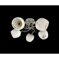 Стельова Люстра на 5 плафонів VALESO 9936/5 (Хром)