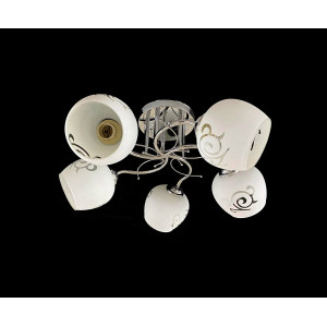 Стельова Люстра на 5 плафонів VALESO 9936/5 (Хром)