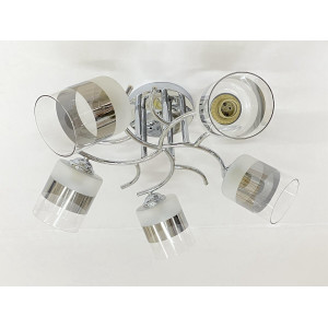 Стельова Люстра на 5 плафонів VALESO 6978B/5 (Хром)