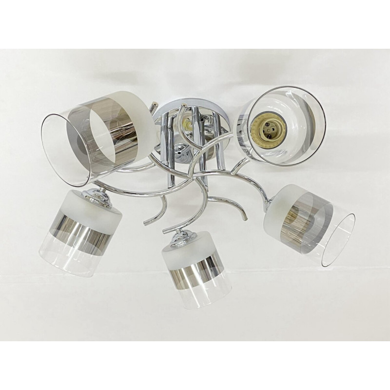 Стельова Люстра на 5 плафонів VALESO 6978B/5 (Хром)