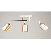 Потолочная люстра VALESO K2322/3 на 3 плафона, белая с золотом