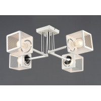 Люстра N6637/4 Білий + Хром