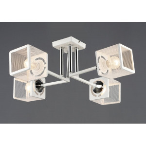 Люстра N6637/4 Білий + Хром