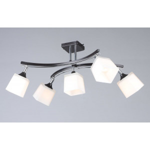 Люстра B N1435/5 BK+CH (Чорний + Хром)