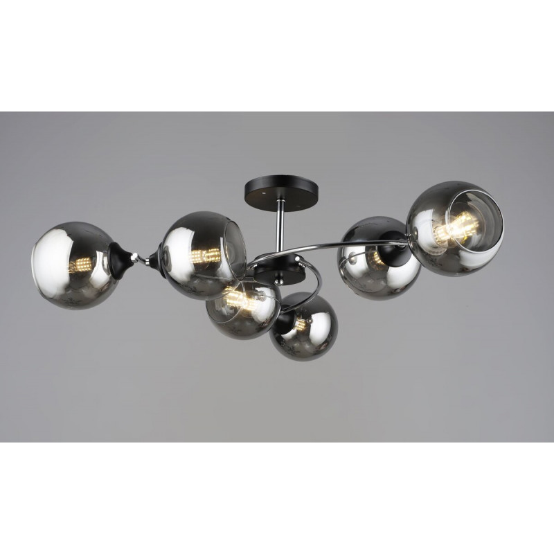 Підвісна люстра B K2288/6 BK+CH