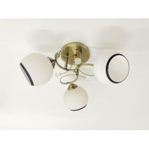 Люстра стельова на 3 плафони 6220J/3 Бронза