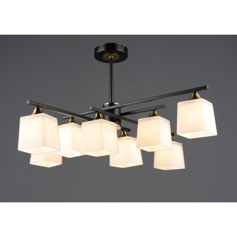 Люстра декоративна B N6668/8 BK+COP