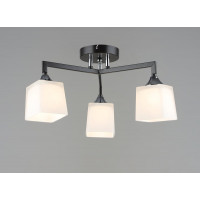 Люстра стельова Sirius B N6116/3 COFFEE+CR на 3 плафони