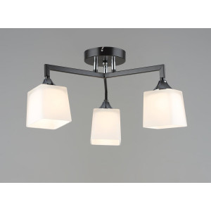 Люстра стельова Sirius B N6116/3 COFFEE+CR на 3 плафони