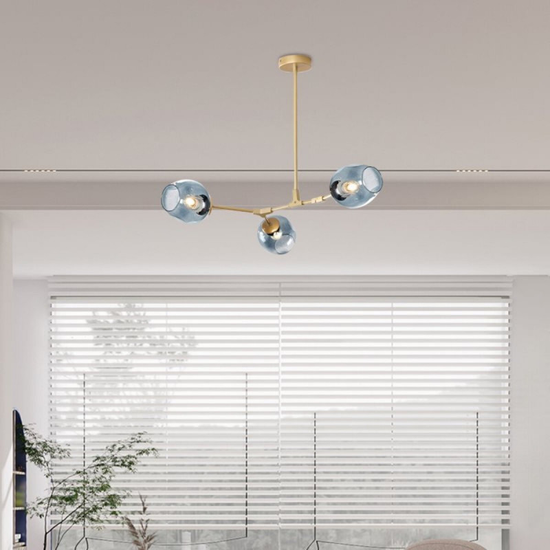 Люстра декоративна 19662-3 на 3 плафони