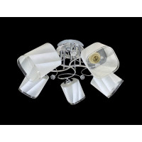 Люстра стельова на 5 плафонів 6220L/5 Хром