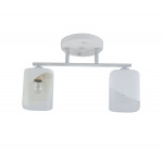 Люстра стельова Sirius 07245/2 Matte White+CR на 2 плафони