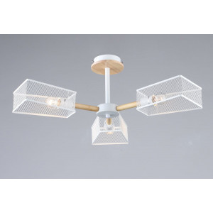 Люстра VALESO B N6687/3 Білий + Дерево