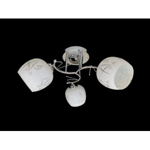 Люстра на три плафона 9509F/3 хром