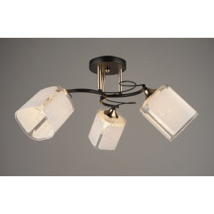 Люстра стельова Sirius B N3840/3 BK+FGD