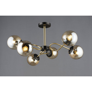 Люстра A4419/6 Мідь + Чорний