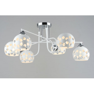 Люстра металева Sirius B A4244/6 WT+CR на 6 плафонів