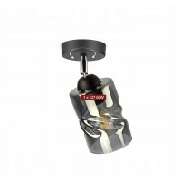 Люстра декоративна Sirius S4944-1 BK+SM з поворотнім механізмом