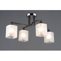 Люстра на чотири плафони A4456/4 (Чорний+Хром)