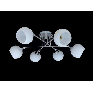 Підвісна люстра на 6 плафонів 91176B/6 хром