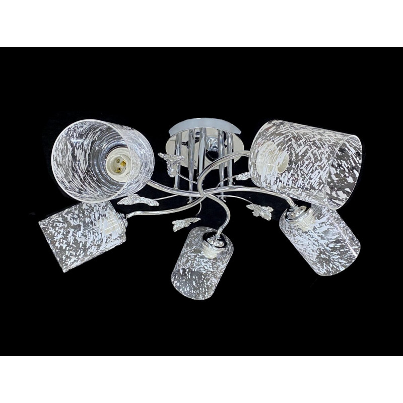 Стельова Люстра на 5 плафонів VALESO 2378B/5 (Хром)