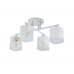 Люстра стельова Sirius 07245/4 Matte White+CR на 4 плафони