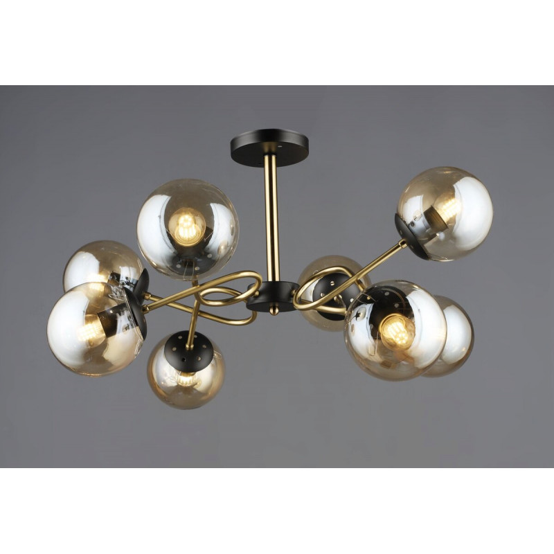 Люстра A4419/8 Мідь + Чорний