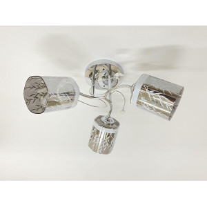 Люстра стельова на 3 плафони 6248E/3 Хром