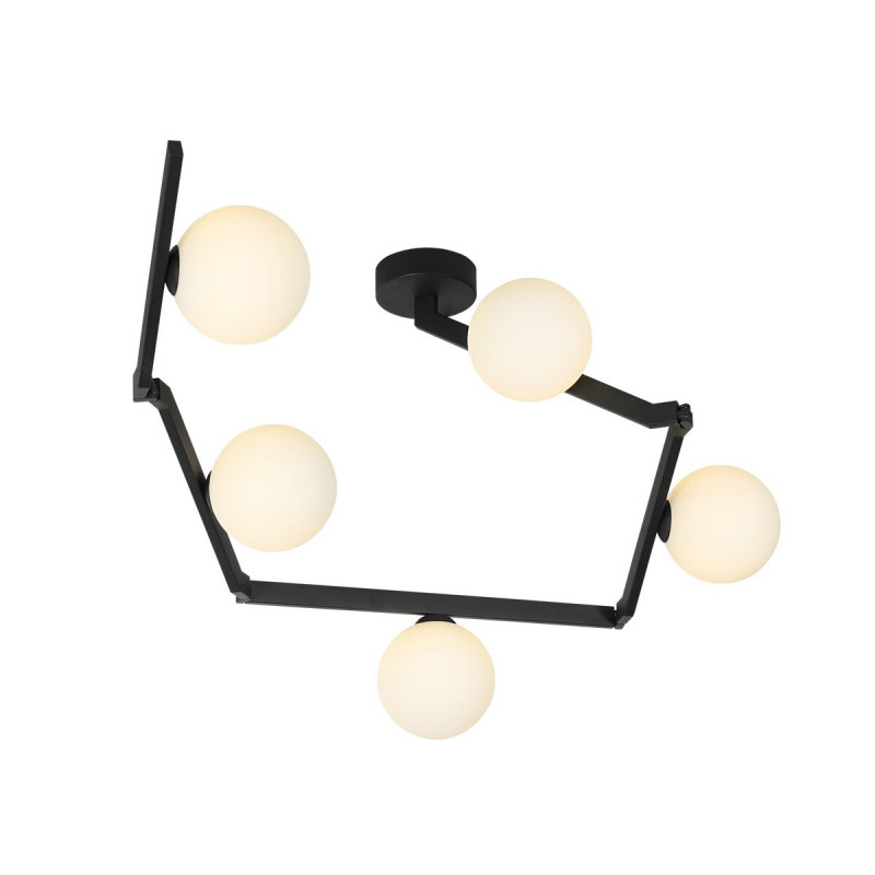 Люстра стельова регульована VALESO BX84020-5A BK чорна