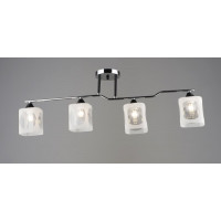 Люстра B K2284/4 CH+BK