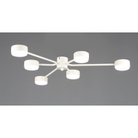 Люстра стельова світлодіодна VALESO N6711/6 кругла GX53 Білий