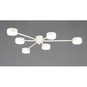 Люстра стельова світлодіодна VALESO N6711/6 кругла GX53 Білий