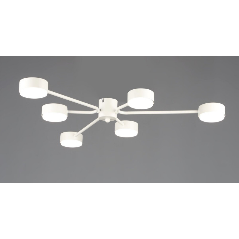 Люстра стельова світлодіодна VALESO N6711/6 кругла GX53 Білий