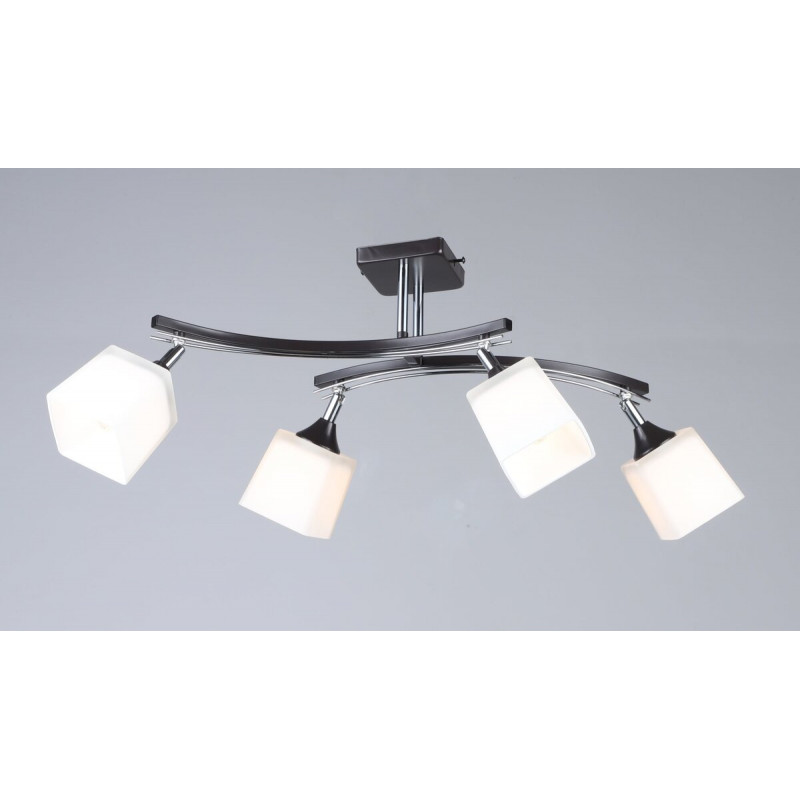 Люстра B N1435/4 (Чорний + Хром)