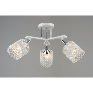 Люстра стельова Sirius B N5958/3 WT+CR з поворотнім механізмом