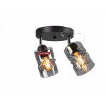 Люстра декоративна Sirius S4944-2 BK+SM з поворотнім механізмом