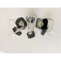 Люстра стельова Ю 9948C/5 CR 5 плафонів хром