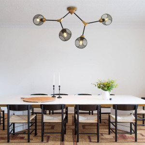 Люстра декоративна GLX-22065-4 на 4 плафони