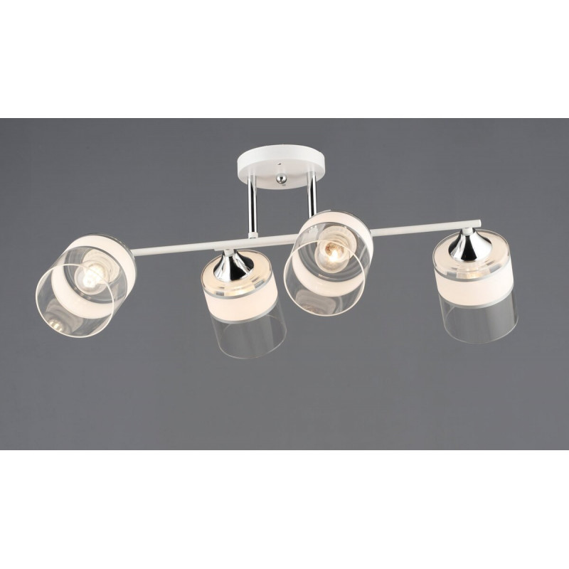 Люстра B A4435/4 білий+хром