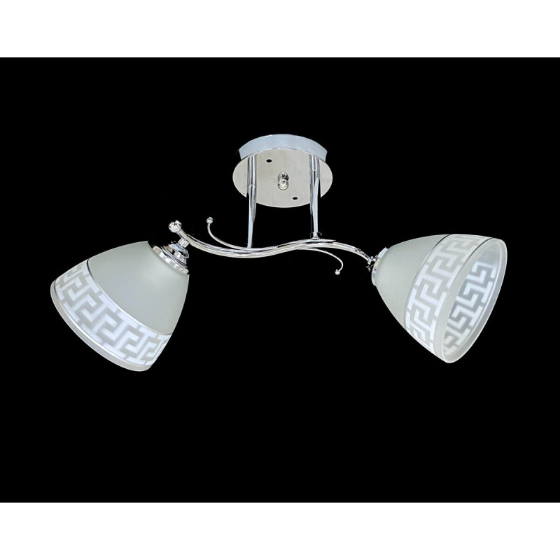 Люстра стельова на 2 плафони 9506E/2 Хром