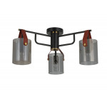 Люстра в стилі лофт на 3 плафони G 321036/3 Copper+Matt black