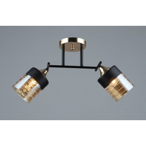 Люстра стельова Sirius B A4128/2 BK+FGD