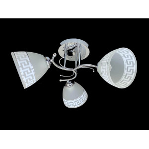 Люстра стельова на 3 плафони 9506E/3 Хром