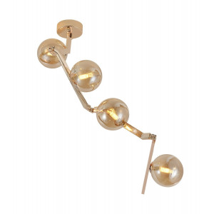 Люстра стельова регульована VALESO BX84020-4 GD золота
