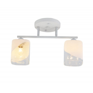 Люстра стельова Sirius 07245/2 Matte White+CR на 2 плафони